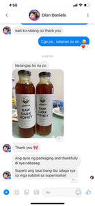 A RICE for a Cause PROMO 1: 3 Bottles of 380mL Premium Wild Honey + 2KG Organic Golden Brown Rice + FREE SHIPPING